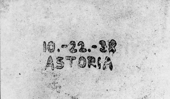 Bản in đầu tiên của máy photocopy đầu tiên Astoria 10-22-38